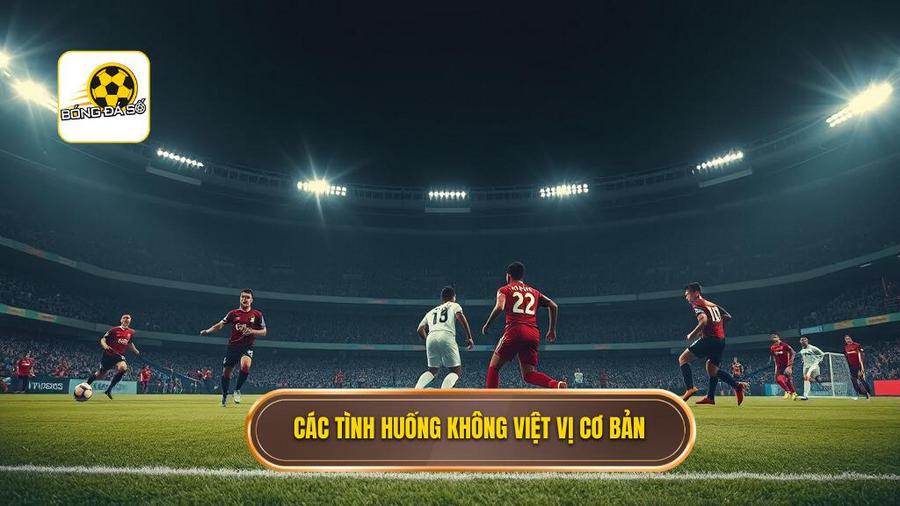 Các tình huống không việt vị cơ bản