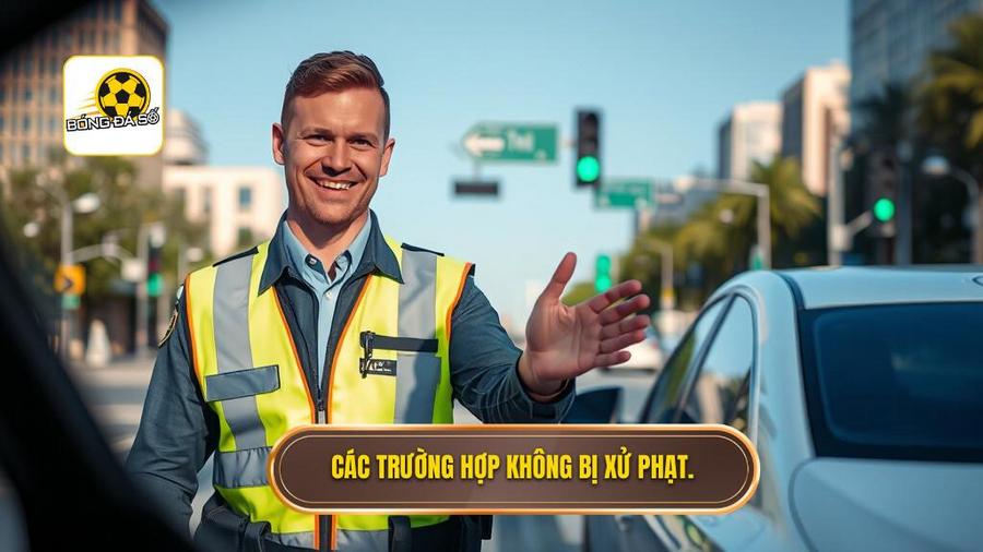 Các trường hợp không bị xử phạt