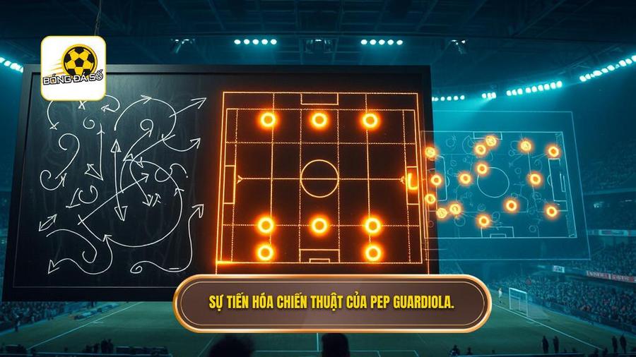 Sự tiến hóa qua từng thời kỳ của chiến thuật Pep Guardiola